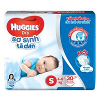 Tã dán Huggies size S 30 miếng cho bé từ 4-8kg