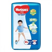 Tã dán Huggies Size XL 62 miếng (12kg-17kg)