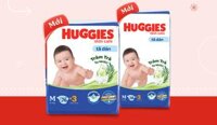 Tã dán Huggies Skin Care cỡ M (46M+3M quần M)