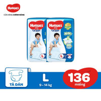 Tã dán Huggies Tràm Trà Tự Nhiên Dry L68