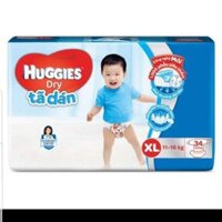 Tả dán Hugiess XL 34 miếng