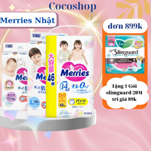 Tã dán Merries size L54 miếng (trẻ từ 9 - 14kg)