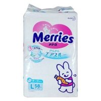 Tã dán Merries L58 ( 9-14kg) New