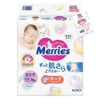 Tã dán Merries (Newborn, dưới 5kg, 76 miếng)