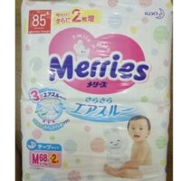 Tã dán Merries size M 68 miếng+2 (6-11kg)