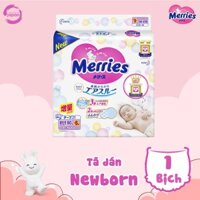 Tã dán Merries size NB 90 + 6 miếng (Cho bé dưới 5kg) Nội địa Nhật