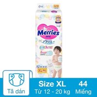 Tã dán Merries size XL 44 miếng (12 - 20 kg)