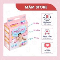 Tã dán Misakii size New Born thích hợp cho trẻ sơ sinh ~ 5000g [90 miếng]                "