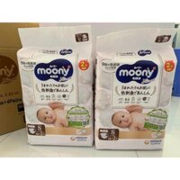 Tã dán Moony Natural các sz NB63 - S58 - M46 - L38 miếng