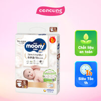 Tã dán Moony Natural (S, 58 miếng + 2 miếng)