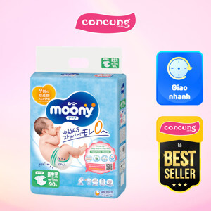 Tã dán Moony Newborn 90 miếng (trẻ từ 0 - 5kg)