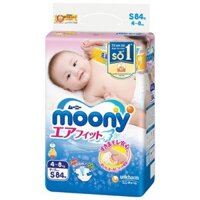Tã dán Moony S84 (cho bé từ 4 - 8kg)