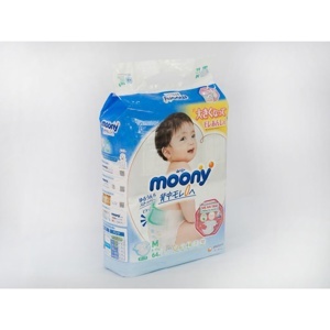 Tã dán Moony size M64 miếng (trẻ từ 6 - 11kg)