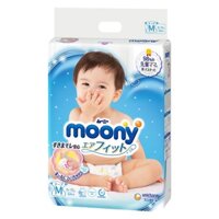 Tã dán Moony size M 64 miếng (cho bé 6 - 11kg