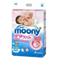 Tả dán Moony - Size NB90/S84/M64/L54 - Hàng nhập khẩu chính hãng