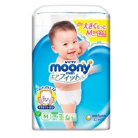 Tã dán Moony xanh tiêu chuẩn cao cấp NB90/S84/M64