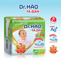 Tã dán người già/bệnh DR HÀO size M/L 10 miếng
