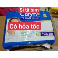 Tã dán người lớn Caryn XL 20 miếng vòng hong 86-135cm  , tã dán người già