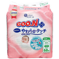 Tã Dán nội địa Nhật Goon Plus Newborn 68 miếng, <5kg
