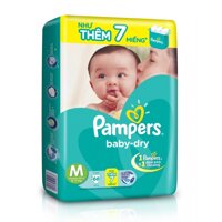 Tã dán Pampers size M 66 miếng cho bé từ 6-11 kg