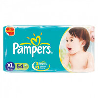 Tã dán Pampers size XL 54 miếng cho bé trên 12 kg