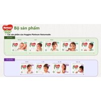 Tã dán/ quần Huggies Platinum Nature Made Size NB60/S82/M64/L54/XL44/XXL36