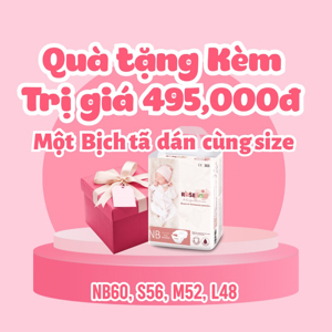 Tã dán Rose Baby (NB60/S56/M52/L48)