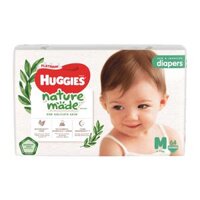 Tã Dán Siêu Cao Cấp Huggies Platinum Naturemade M64 64 Miếng