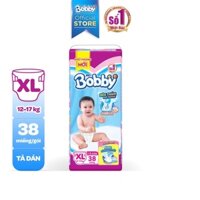 Tã Dán Siêu Thấm Bobby Size Xl 38 miếng