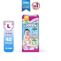 Tã Dán Siêu Thấm Bobby Size L42 miếng