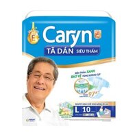 Tã dán siêu thấm cho người lớn Caryn size L (Gói 10 miếng)