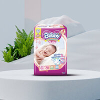 Tã dán sơ sinh bobby XS70