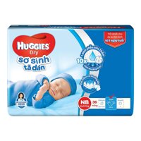 Tã dán sơ sinh Huggies Dry NB36 (<5kg)