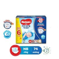 Tã Dán Sơ Sinh Huggies NBNB74 - Dưới 5kg