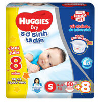 Tã Dán Sơ Sinh Huggies S80 (80 Miếng)