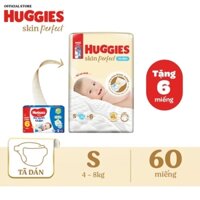 Tã dán sơ sinh huggies S80+2/S54+10/NB70+6 mẫu mới