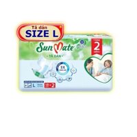 Tã dán Sunmate size L18+2 (20 miếng) tã dán người lớn