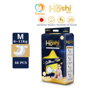 Tã Dán Tiny Hoshi Size M 46 Miếng, Dành Cho Trẻ Sơ Sinh Cân Nặng Nhỏ Từ 6-11kg - Tiny Sun