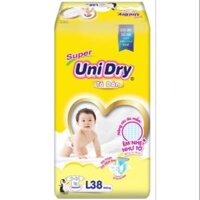 Tã dán Unidry mẫu mới size L38 miếng dùng cho trẻ từ  9_14kg