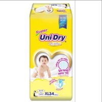 Tã dán Unidry mẫu mới size XL34 miếng dùng cho trẻ từ 12_17kg