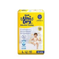 Tã dán UniDry size L 40 miếng (9 - 13kg)