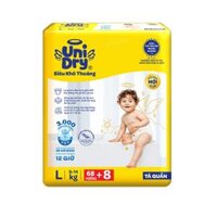 Tã dán UniDry size L 68 miếng (9 - 13kg)