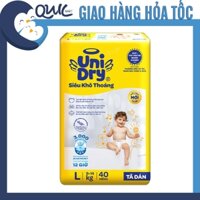 Tã dán Unidry size S54/M46/L40/XL38/M76/L68/XL62