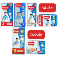 Tã dán/quần Huggies size S, M, L (bao bì mẫu cũ)