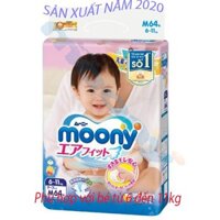 Tã dán/quần Moony M64 Thích Hợp Các Bé ( 6 - 11kg)