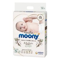 Tã dán/quần Moony Natural Bông Organic siêu cao cấp đủ size NB62, S58, M46, L38, XL32