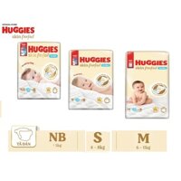 Tã Dán/Quần Sơ Sinh Huggies NB70+6/S54+6/S80+2/M46+3/M76+3 Miếng