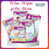 Tã dán/Tã quần Bobby S80 M76 L68 XL60 XXL54