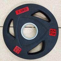 Tạ Đĩa Bọc Cao Su Loại 2.5kg Lỗ Phi 50mm ⚡ Dụng Cụ Tập Thể Hình Cao Cấp Giá Rẻ