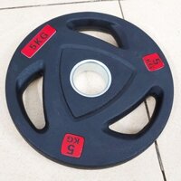 Tạ đĩa bọc cao su PF loại 5kg lỗ phi 50mm ⚡ Dụng cụ tập thể hình cao cấp giá tốt